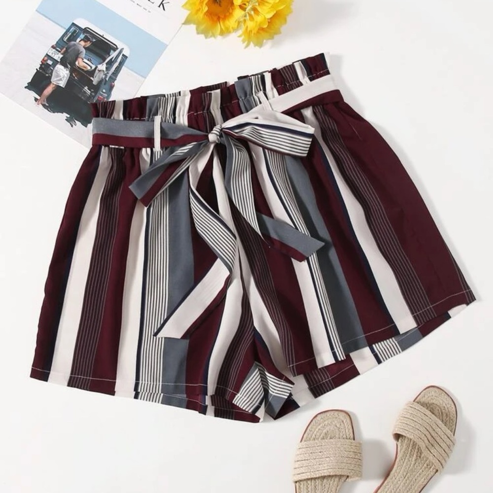 Highway shorts with belt light weight material